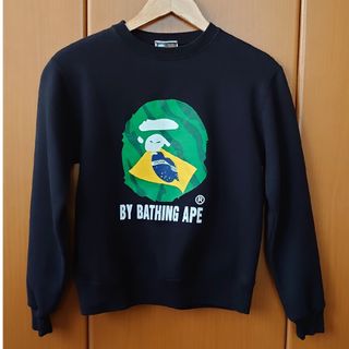 アベイシングエイプ(A BATHING APE)のBY BATHING APE　トレーナー　S(トレーナー/スウェット)