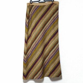 ミッソーニ(MISSONI)の美品 MISSONI ミッソーニ マルチカラー ロングスカート サイズ表記48（(ロングスカート)