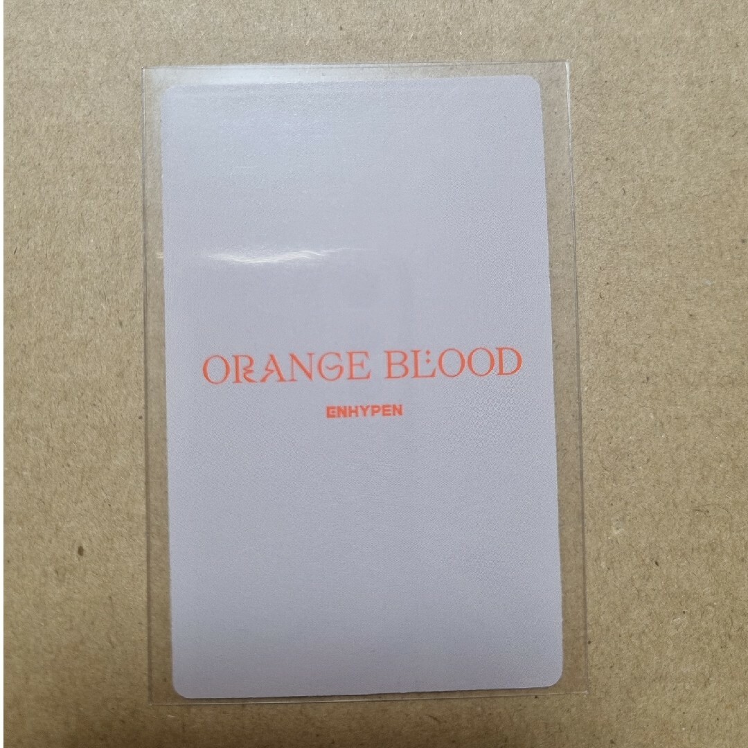 ENHYPEN(エンハイプン)のENHYPEN　ORANGE BLOOD　KSANA ver.トレカ　ジェイ エンタメ/ホビーのCD(K-POP/アジア)の商品写真