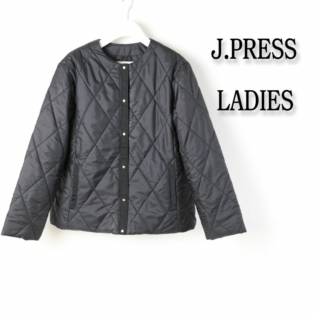 J.PRESS LADIES(ジェイプレスレディス)の133 新品 ジェイプレス レディース 洗える キルティング ショートコート 9 レディースのジャケット/アウター(ブルゾン)の商品写真