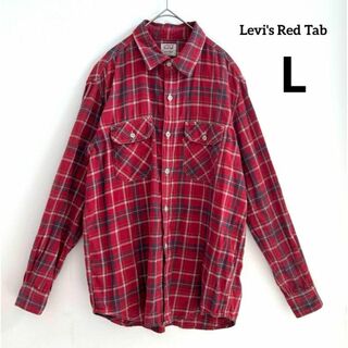 リーバイス(Levi's)のLevi's Red Tab リーバイス ネルシャツ チェック 綿 アメカジ L(シャツ)