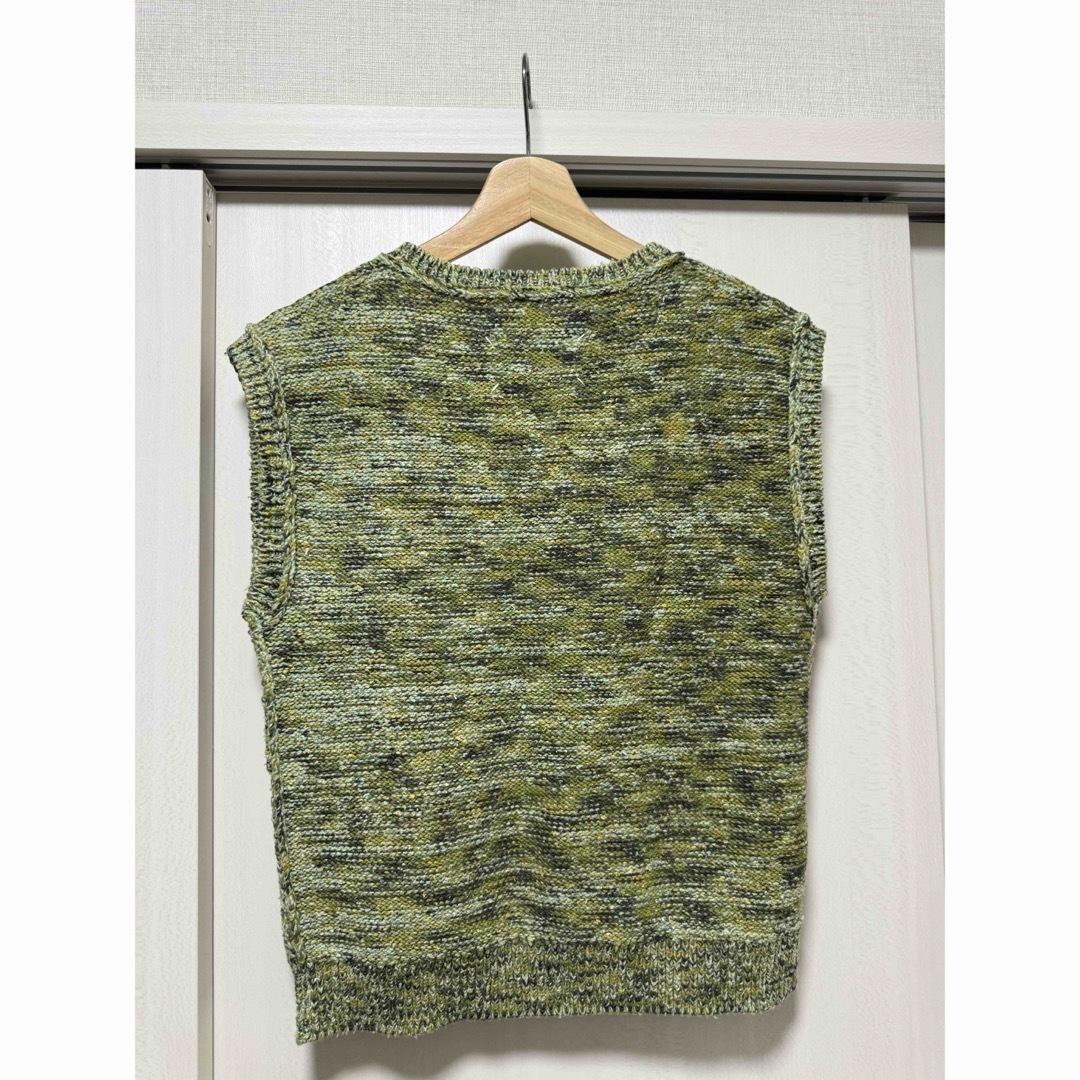 Maison Martin Margiela(マルタンマルジェラ)のMaison Margiela knit vest 杢糸コットン混 ニットベスト レディースのトップス(ニット/セーター)の商品写真