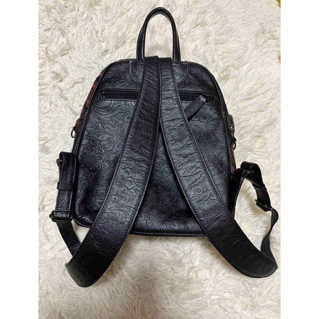美品!江戸三紅印傳 リュック バックパック 美品!江戸三紅印傳 リュック バックパック