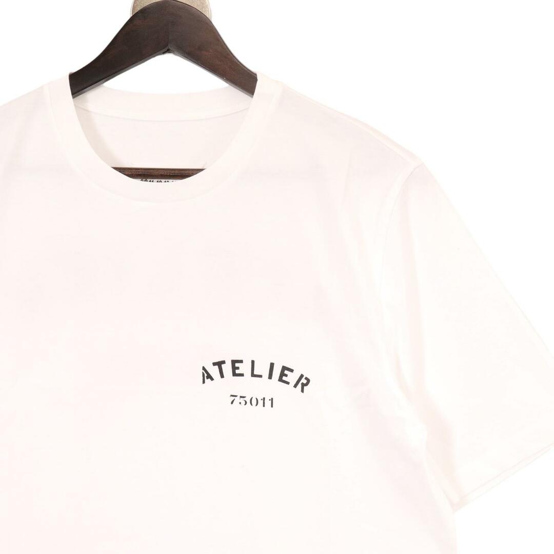 Maison Martin Margiela(マルタンマルジェラ)のメゾンマルジェラ ホワイト 18SS 「Atelier Tee」ATELIERプリントTシャツ 50 メンズのトップス(その他)の商品写真