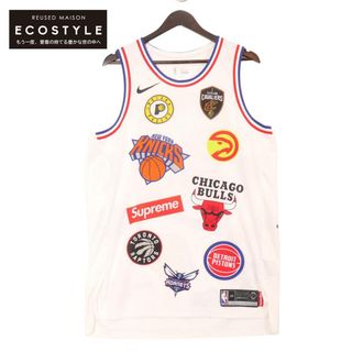 ナイキ ×シュプリーム AQ4228-100 18SS NBA Teams Authentic Jersey L