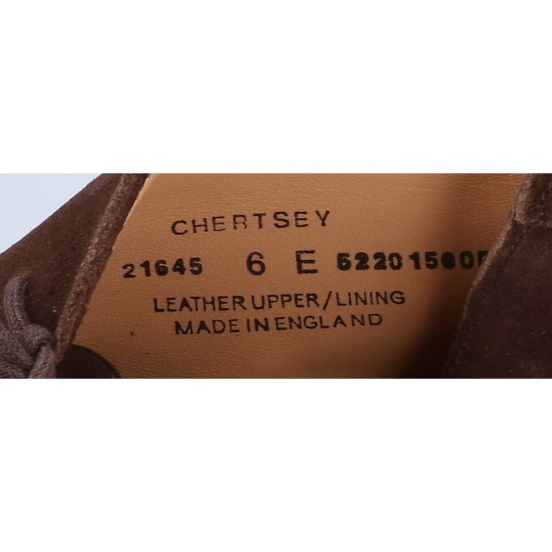 Crockett&Jones(クロケットアンドジョーンズ)のクロケット＆ジョーンズ 【新品同様】21645 ラスト224 CHERTSEYチャートシー スエード チャッカブーツ/ 6E メンズの靴/シューズ(ブーツ)の商品写真