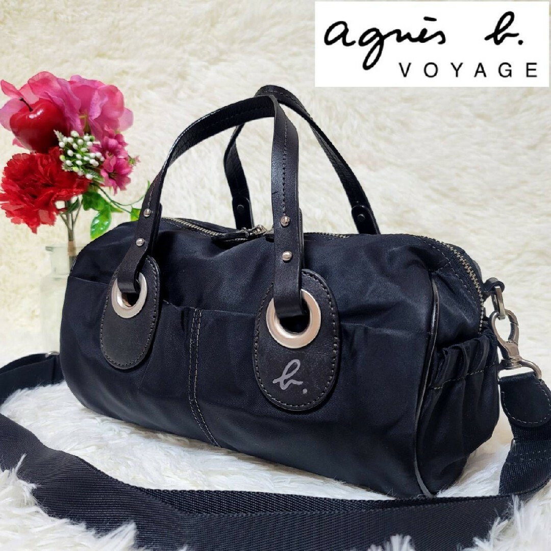 agnes b.(アニエスベー)の美品】アニエスベー ボヤージュ 2way  ショルダーバッグ ハンドバッグ レディースのバッグ(ショルダーバッグ)の商品写真