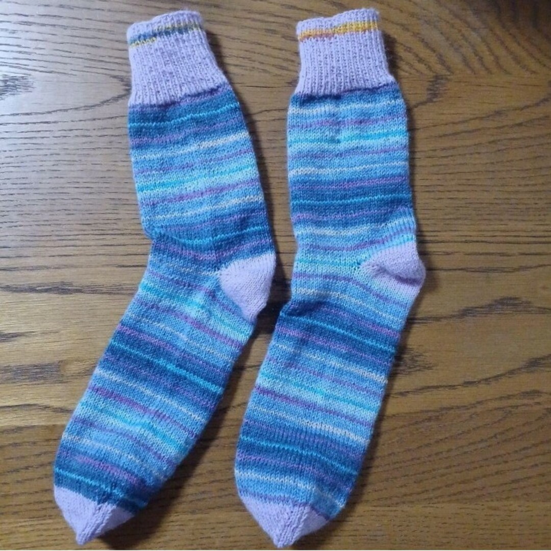 Opal 手編みの靴下⑨ ハンドメイドのファッション小物(レッグウェア)の商品写真