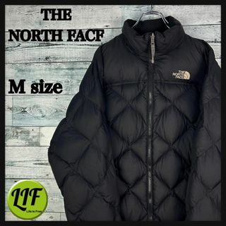 ザノースフェイス(THE NORTH FACE)のノースフェイス 刺繍ロゴ 600フィル ライトダウンジャケット レディースM(ダウンジャケット)