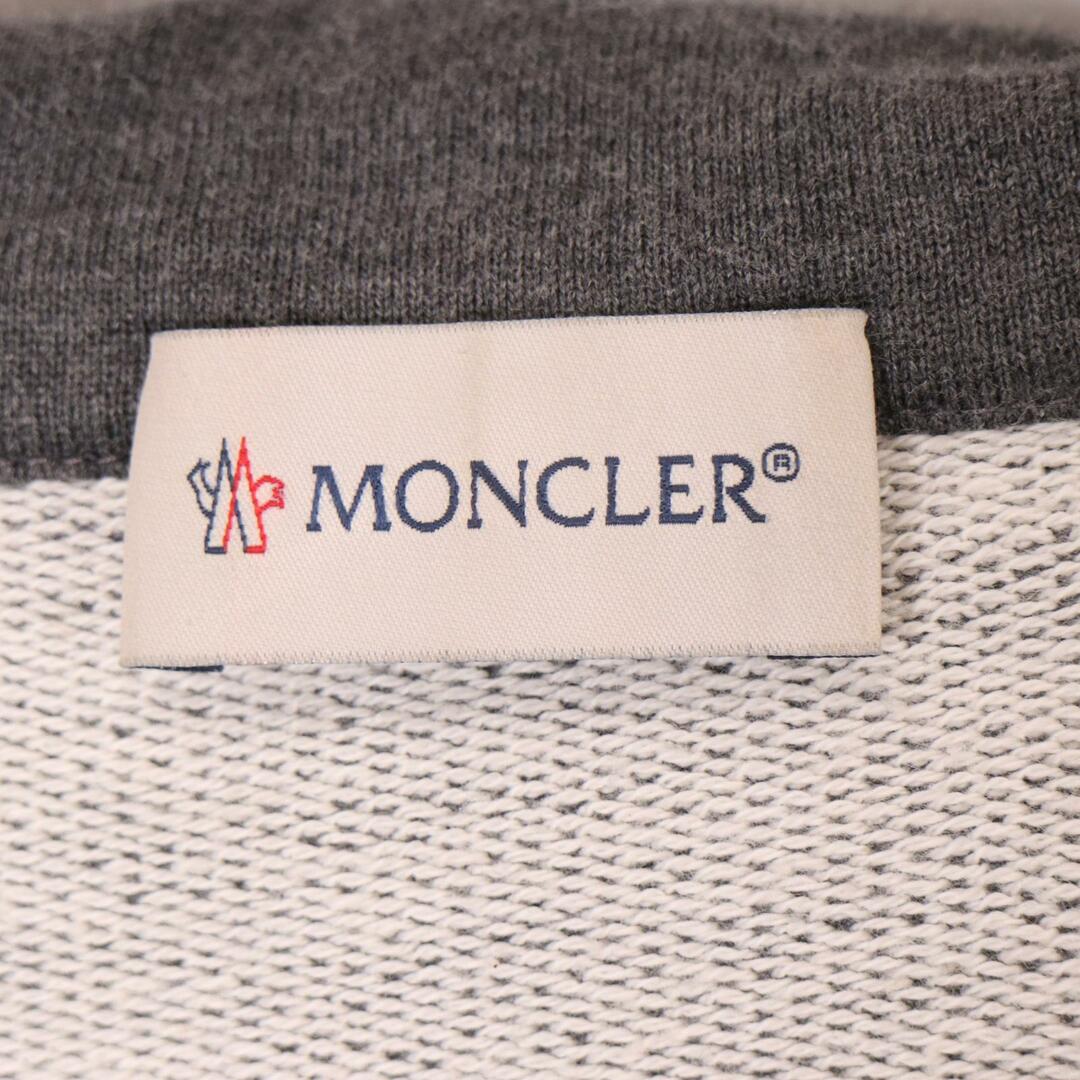 MONCLER(モンクレール)のモンクレール 22年 国内正規 ｸﾞﾚｰ ﾛｺﾞﾜｯﾍﾟﾝ ｼﾞｯﾌﾟｱｯﾌﾟﾌｰﾄﾞｶｰﾃﾞｨｶﾞﾝ XL メンズのトップス(カーディガン)の商品写真