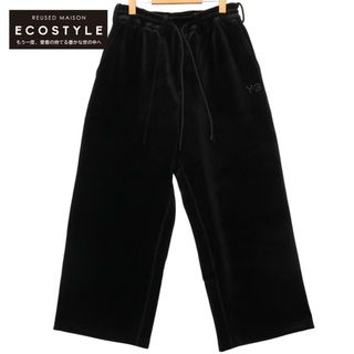 ワイスリー(Y-3)のワイスリー IL2147 ブラック VELVET SPACER CUFFED PANTS 2XS(その他)