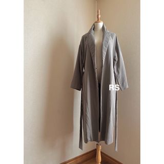 L'Appartement  Lisiere gray Springロングコート