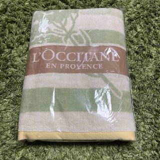 ロクシタン(L'OCCITANE)のロクシタン　ノベルティ　特典　プロヴァンス　ボーダー　バスタオル　新品(タオル/バス用品)