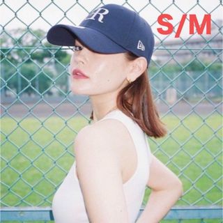 ニューエラー(NEW ERA)のS/M ネイビー ER emma LOGO CAP NEW ERA キャップ 紺(キャップ)