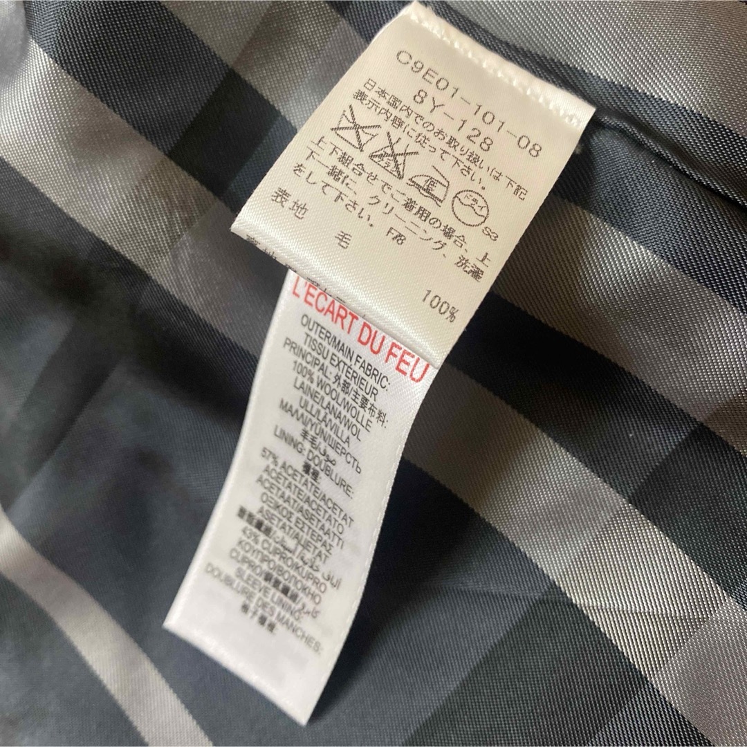 BURBERRY(バーバリー)のBURBERRY バーバリー　フォーマル　チャコールグレー　128 キッズ/ベビー/マタニティのキッズ服男の子用(90cm~)(ドレス/フォーマル)の商品写真