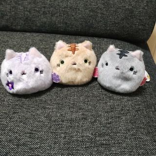 お手玉にゃんこ3匹セット(ぬいぐるみ)