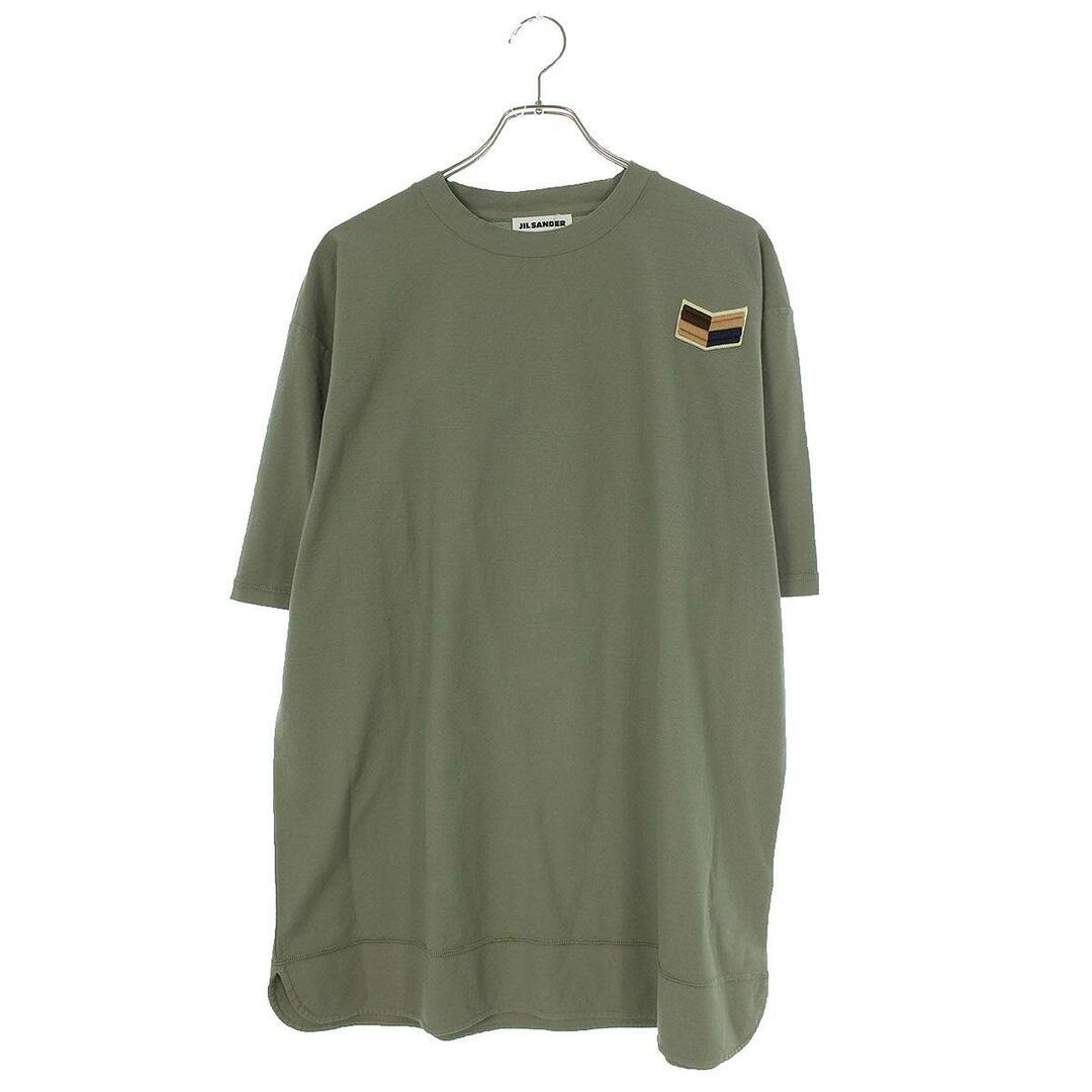 Jil Sander(ジルサンダー)のジルサンダー  22SS  JSMU707017 パッチオーバーサイズTシャツ メンズ M メンズのトップス(Tシャツ/カットソー(半袖/袖なし))の商品写真