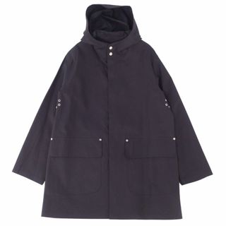 マッキントッシュ(MACKINTOSH)のマッキントッシュ MACKINTOSH ゴム引き ジャケット コート フード 無地 コットン アウター メンズ 36(S相当) ブラック(その他)