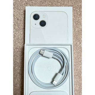 アイフォーン(iPhone)のApple純正　iPhone ライトニングケーブル　タイプC(バッテリー/充電器)