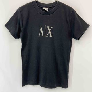 アルマーニエクスチェンジ(ARMANI EXCHANGE)のARMANI EXCHANGE レディース アルマーニエクスチェンジ Tシャツ　カットソー　半袖　黒　ロゴプリント(Tシャツ(半袖/袖なし))