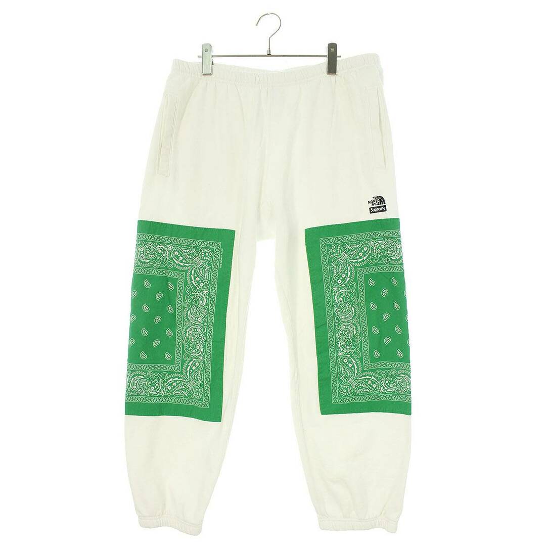 Supreme(シュプリーム)のシュプリーム ×ノースフェイス THE NORTH FACE  22SS  Bandana Sweatpant バンダナスウェットロングパンツ メンズ L メンズのパンツ(その他)の商品写真