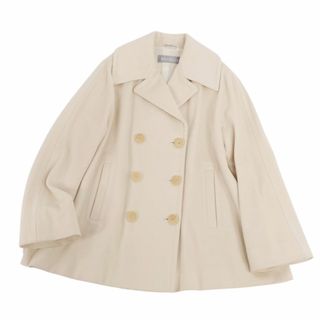 マックスマーラ(Max Mara)のマックスマーラ Max Mara コート ダブルブレスト ウール 無地 アウター レディース JI42 USA8 FB40(M相当) アイボリー(その他)