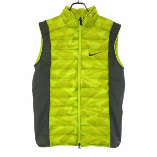 ナイキ(NIKE)のナイキ ゴルフ ダウンベスト M イエロー系 NIKE メンズ 古着 【240215】(ウエア)