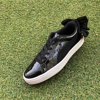 プーマ(PUMA)の美品22.5 PUMA BASKET BOWプーマ バスケット ボウ HW795(スニーカー)