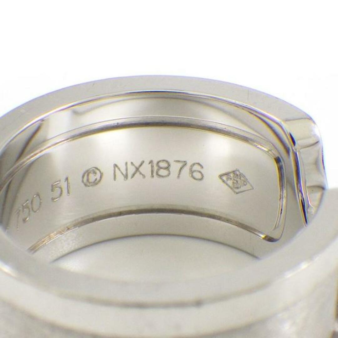 Cartier(カルティエ)のカルティエ Cartier リング C2 2C ワイド LM ダイヤモンド K18WG 11号 / #51 【中古】 レディースのアクセサリー(リング(指輪))の商品写真