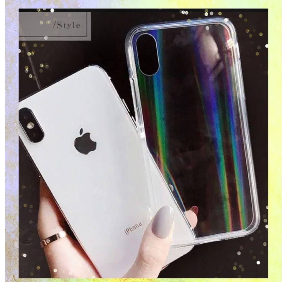 iPhone11promax】iPhoneケース 透明 オーロラ クリアの通販 by マナミ