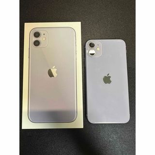 アイフォーン(iPhone)のiPhone11 64GB パープル　SIMフリー(スマートフォン本体)