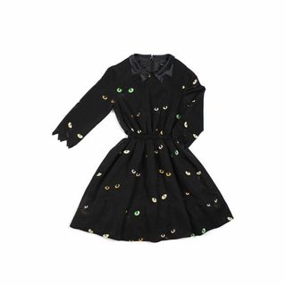 ミルク(MILK)のMILK BLACK CAT dress 黒猫 ワンピース(ひざ丈ワンピース)