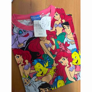 ディズニー(Disney)の再値下げ 新品未使用Disney リトルマーメイドTシャツ(キャラクターグッズ)