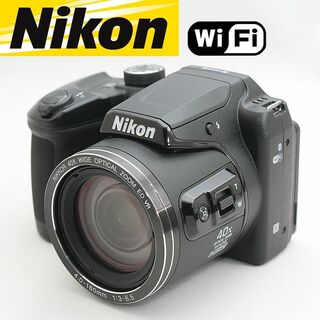 Nikon - ニコン Nikon COOLPIX B500 ブラック 光学40倍 Wi-Fi搭載 コンデジ カメラ 中古