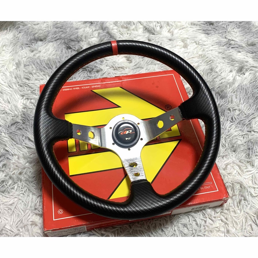カーボン調 ディープコーン ステアリング 350mm ステアリング カーボン調 ディープコーン ステアリング 350mm ステアリング