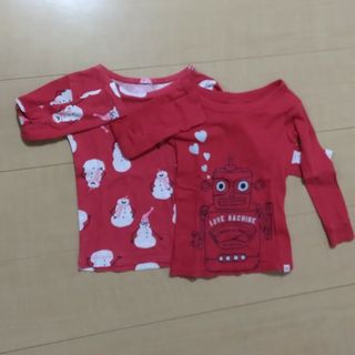 ベビーギャップ(babyGAP)の長袖パジャマ2着(パジャマ)