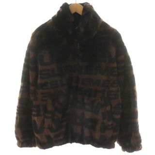 シュプリーム(Supreme)のSUPREME 18SS Faux Fur Bomber Jacket S 茶(その他)