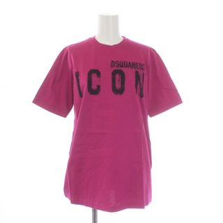 ディースクエアード(DSQUARED2)のディースクエアード Icon Spray R. Tee Tシャツ M ピンク(Tシャツ(半袖/袖なし))