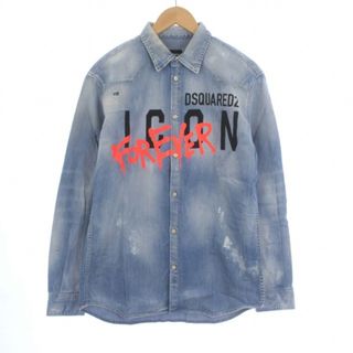 ディースクエアード(DSQUARED2)のDSQUARED2 Icon Forever Rix Shirt デニム(シャツ)