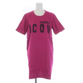 ディースクエアード(DSQUARED2)のディースクエアード Icon Spray Tee Dress S80CT0011(ひざ丈ワンピース)