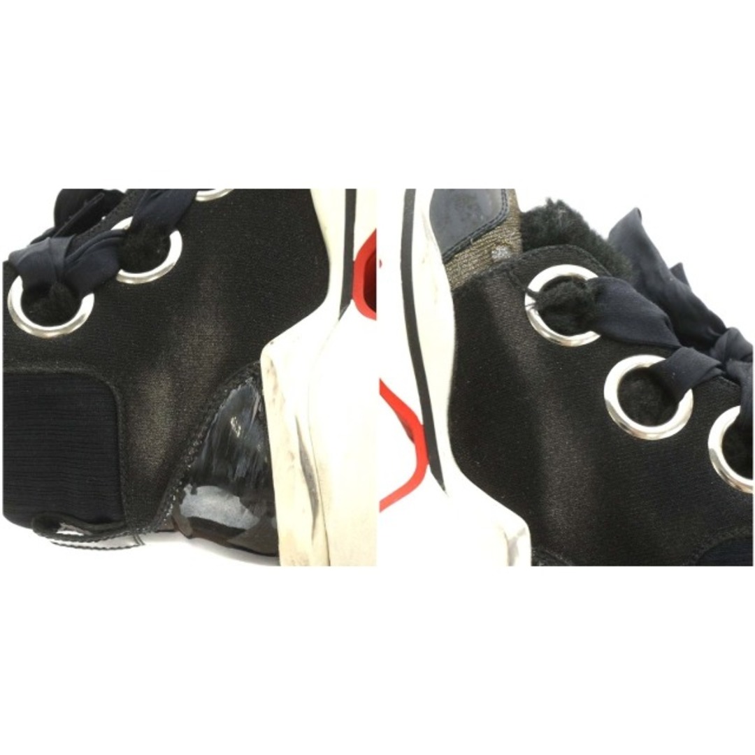 Christian Louboutin(クリスチャンルブタン)のクリスチャンルブタン スニーカー シューズ 35 22.0cm 黒 白 レディースの靴/シューズ(スニーカー)の商品写真