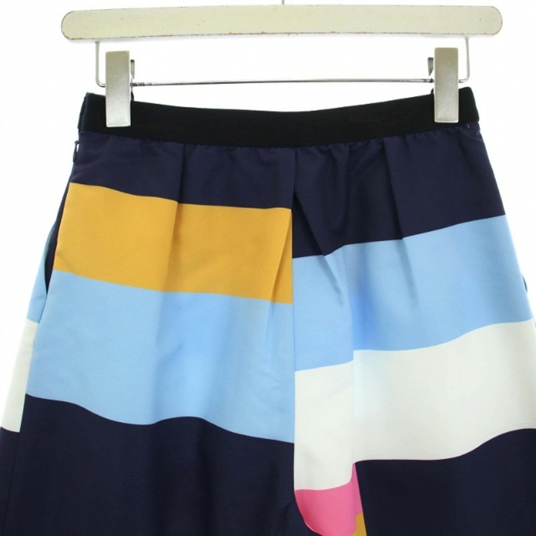 Chesty - チェスティ 18SS ブロックワイドパンツ ボーダー 0 XS マルチ
