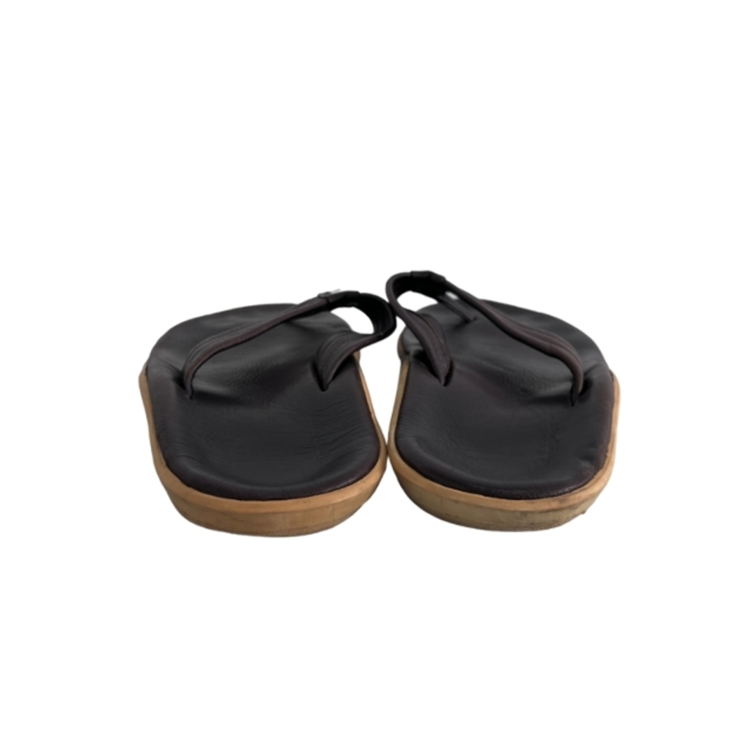 ISLAND SLIPPER(アイランドスリッパ)のISLAND SLIPPER レザー トング  サンダル 9 27cm ブラウン メンズの靴/シューズ(サンダル)の商品写真