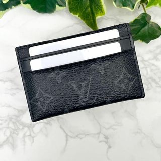 ルイヴィトン(LOUIS VUITTON)のルイヴィトン モノグラムエクリプス カードケース ポルト・カルト・ダブル 黒(名刺入れ/定期入れ)