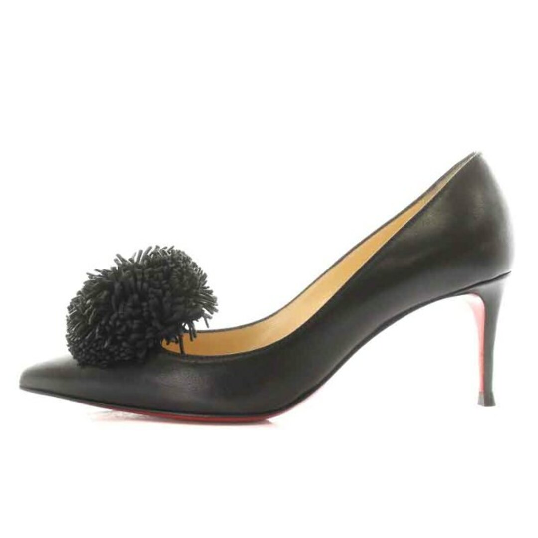 Christian Louboutin(クリスチャンルブタン)のクリスチャンルブタン パンプス レザー ハイヒール 36 23.0cm 黒 レディースの靴/シューズ(ハイヒール/パンプス)の商品写真