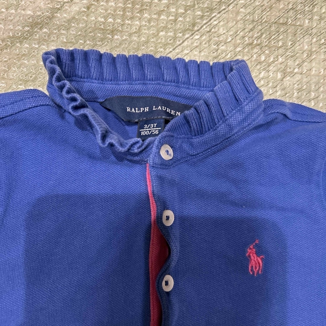 Ralph Lauren(ラルフローレン)のラルフ　ポロシャツ　100cm キッズ/ベビー/マタニティのキッズ服女の子用(90cm~)(Tシャツ/カットソー)の商品写真