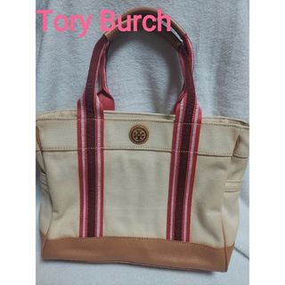 トリーバーチ(Tory Burch)の未使用☆トリーバーチ Tory Burchトートバッグ  キャンバス×レザー(トートバッグ)