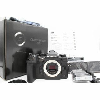 オリンパス(OLYMPUS)の＜＜メーカー保証付き（2025年2月まで）！！＞＞【美品】OLYMPUS オリンパス OM SYSTEM OM-1 ボディ ブラック #LE2024082(ミラーレス一眼)