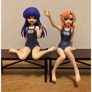 セガ(SEGA)のひぐらしのなく頃に　プレミアムちょこのせフィギュア　☆竜宮レナ☆ 古手梨花　(アニメ/ゲーム)