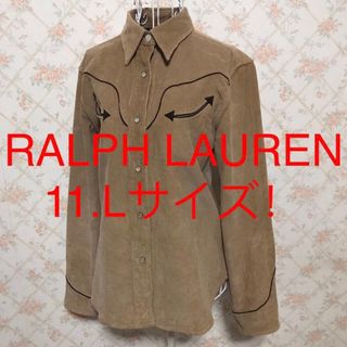 ラルフローレン(Ralph Lauren)の★RALPH LAUREN/ラルフローレン★大きいサイズ！長袖ブラウス11(L)(シャツ/ブラウス(長袖/七分))